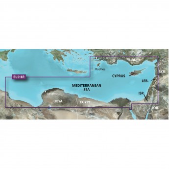 Карта GARMIN Юго-восток Средиземноморья g3 Vision VEU016R