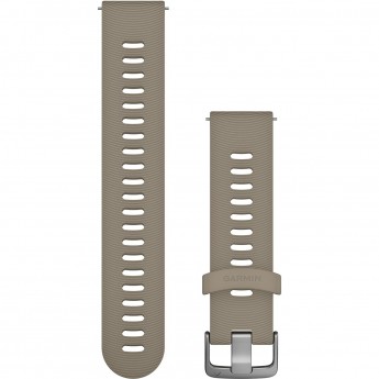 Ремешок сменный для GARMIN FORERUNNER 645 SANDSTONE WITH SILVER