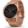 Часы GARMIN VIVOMOVE LUXE розовое золото PVD 18K с ремешком "миланская петля" 010-02241-24