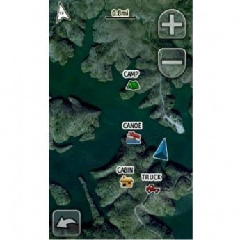 Карта получения доступа к сервису GARMIN BIRDSEYE